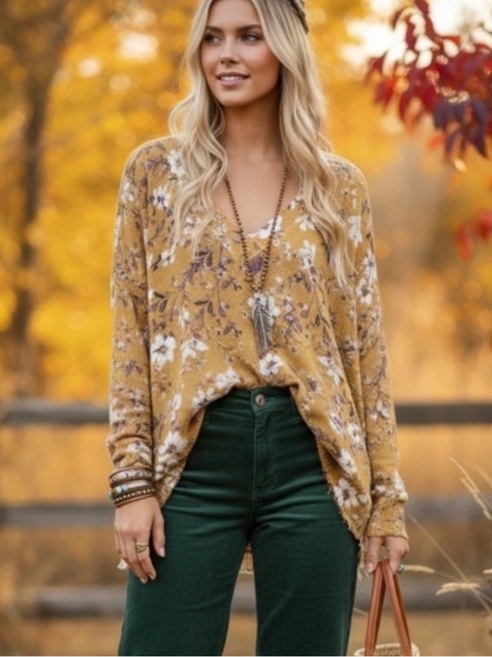 Show Me Your Mumu Cliffside Pullover Sweater Women's Size M Boho Chic
